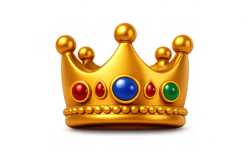 Royal crown icon for elegant design and decoration