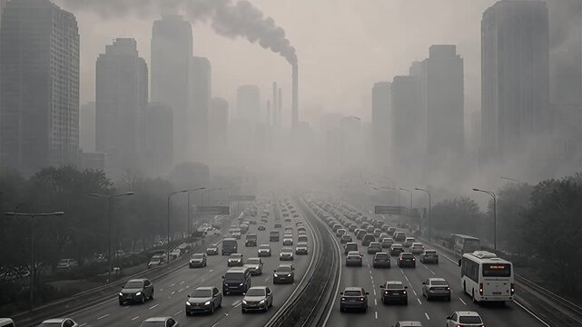 Pollution urbaine, horizon &eacute;touff&eacute;
