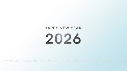 Soft Gradient Sky with Gentle Snow Orbs and Dreamy Light.