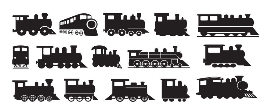 train engine silhouette 