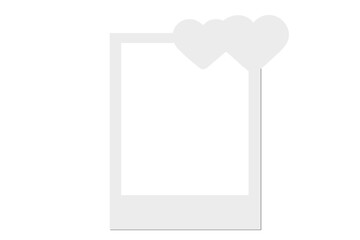 Valentine's Day card with a heart