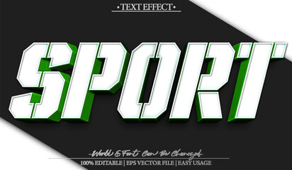 Sport Game Athletic Team Competition Fitness Training Text Effect Editable Alphabet