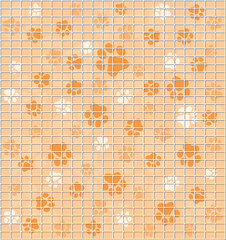 Paw Prints Background. Cute pets and Dogs pets paw print isolated on white background.