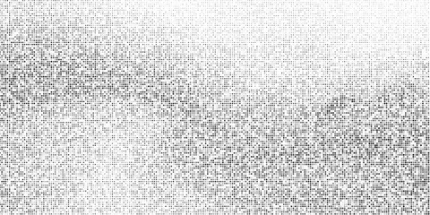 Abstract halftone wave dotted background. Fantastic monochrome texture.