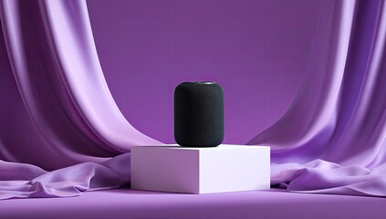 Modern speaker on a podium (1)