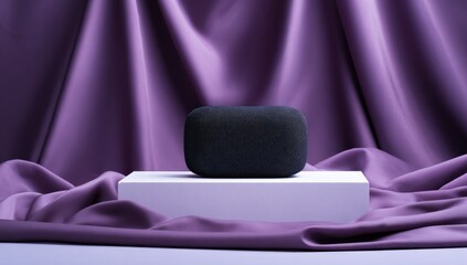 Modern speaker on a podium