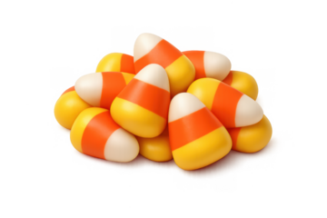 Candy corn delight for autumn harvest and halloween festivities