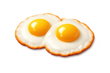 Sunny side up eggs illustration for breakfast theme design