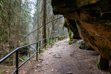 wandern im Elbsandsteingebirge s&auml;chsische Schweiz