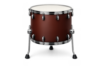 Musical drum floor tom icon for music design and decoration
