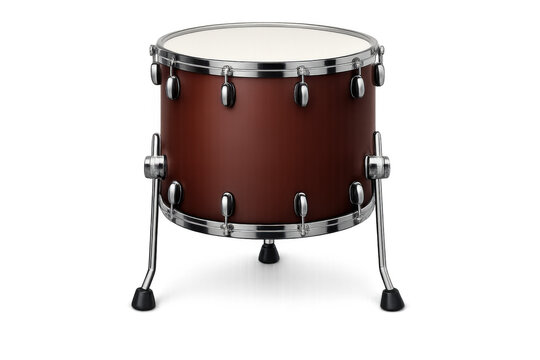 Musical drum floor tom icon for music design and decoration