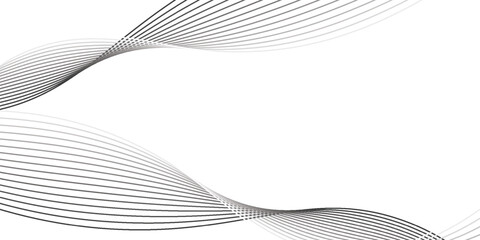 Wavy Black and white abstract blacground. Wave back ground. minimal wave back ground