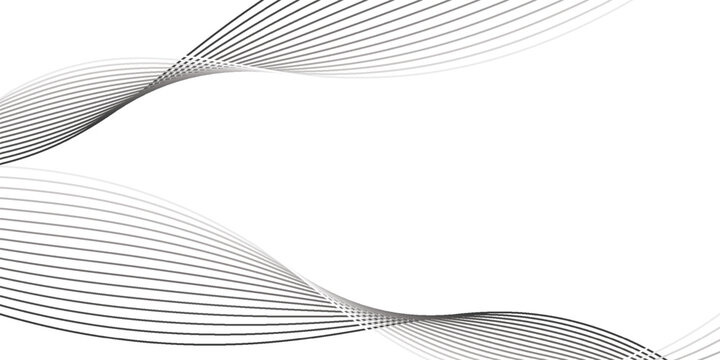Wavy Black and white abstract blacground. Wave back ground. minimal wave back ground