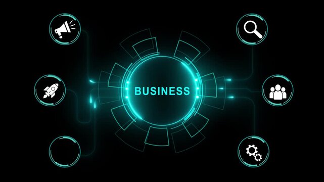 FDA Concept with Connected Icons,Food and Drug Administration Network,Understanding FDA: Digital Representation,FDA Functions and Regulations Diagram. on a black background