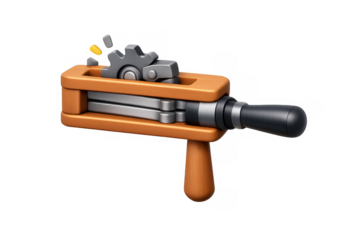 Ratchet noisemaker icon for celebrations and festive designs