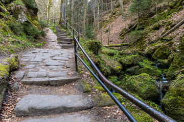 wandern im Elbsandsteingebirge s&auml;chsische Schweiz