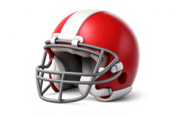 Football helmet icon design for sports branding and merchandise
