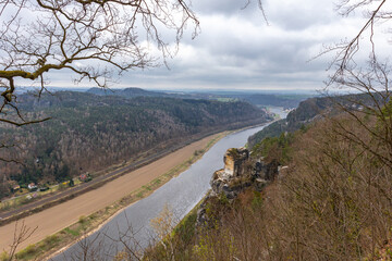 wandern im Elbsandsteingebirge s&auml;chsische Schweiz