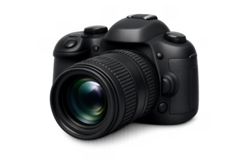 Dslr camera icon for digital design and photography projects