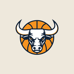 bull head vector illustration