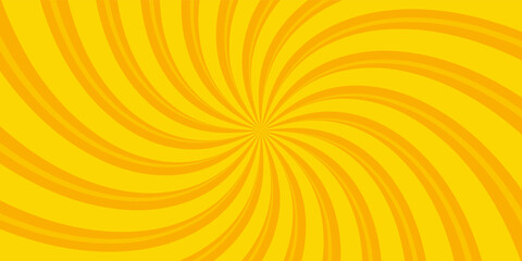 Yellow abstract background with light of sunburst. yellow starburst with halftone. sun ray retro background with flash