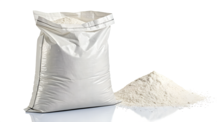 Premium Organic Fertilizer Bag - Pure White Eco-Friendly Soil Amendment Mockup