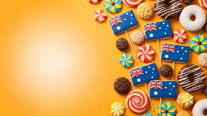 Celebrating australia day with sweets and treats
