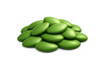 Green pepitas icon for graphic design and composition