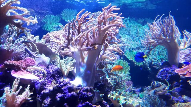 Saltwater Aquarium with Coral, Dubai