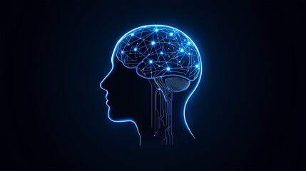 Artificial Intelligence Human Mind Concept