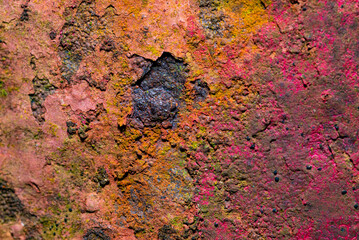 Rusty iron plate surface texture