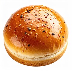 Golden sesame seed bun, a perfect single-serving bakery item