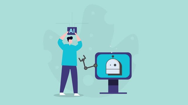 AI first enterprise operating model, business execute deploy intelligent robotic assistant for workflow automation and complex task completion.