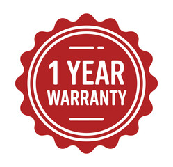 Obraz premium One year warranty seal assures customer protection for product longevity.