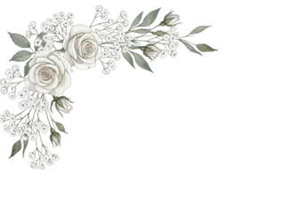 Gentle watercolor baby’s breath and white rose corner composition isolated on white background.png