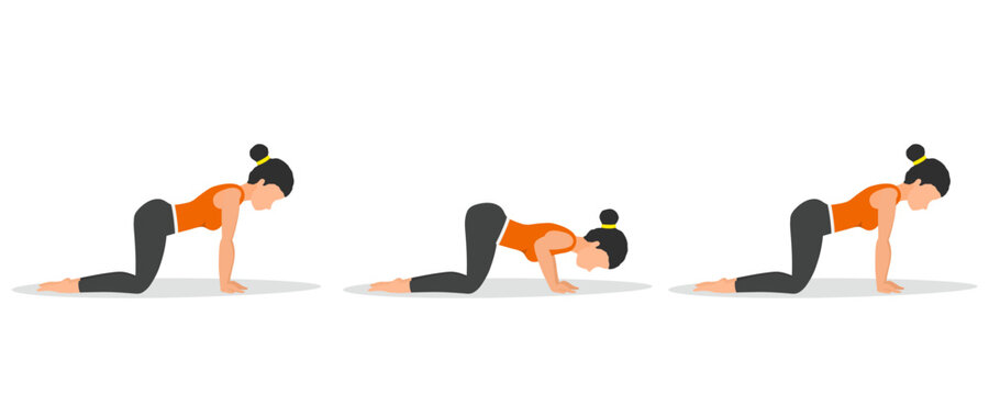 step by step tutorial for box push ups