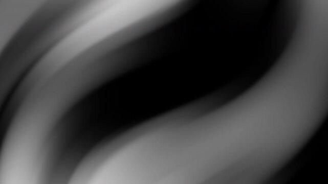 Abstract black and white gradient background with waves and shapes. Suitable for design projects needing modern, minimalist, and artistic aesthetics.