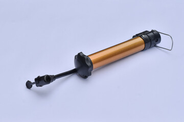 Small ball pump, White background hand manual pump