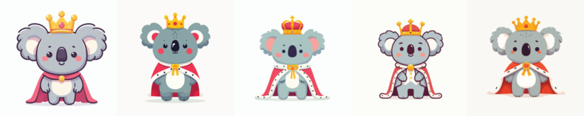cute koala vector in royal costume © sarah16blakeyxh2