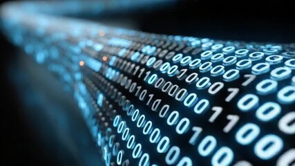 Digital Stream: An ethereal representation of a digital data stream, illustrating the seamless flow of information through a network. This visual embodies the very essence of the digital realm. - Powered by Adobe