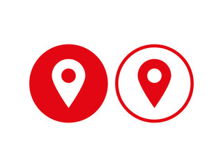 Location Icon, Map Pin, GPS Navigation Symbol