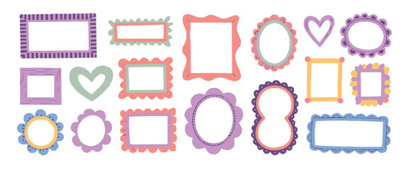 frame decorative frames and shapes for scrapbooking labels and stickers