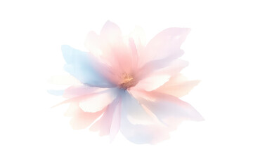 Naklejka premium Delicate Watercolor Flower with transparent background for your designs