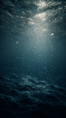 Fototapeta premium Underwater Surface Light Rays Cinematic Background