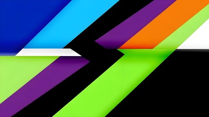 Obraz premium Abstract geometric shapes and colors