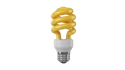 Energy-efficient fluorescent spiral light bulb