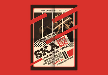 Ska Music Concert Flyer