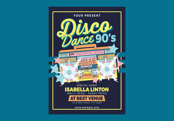 Disco Dance 90's Party