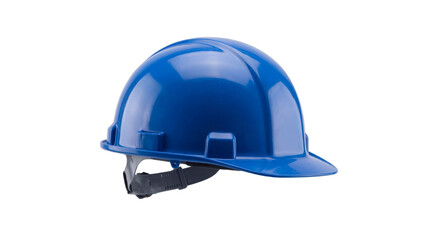 Fototapeta premium Blue Plastic Construction Safety Hard Hat Product Shot