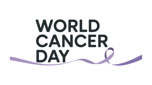 World Cancer Day: Raising awareness for the global fight against cancer, this visual underscores solidarity. Featuring a stylized ribbon, the image highlights this crucial health observance. 